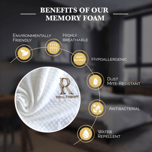 royal therapy memory foam pillow
